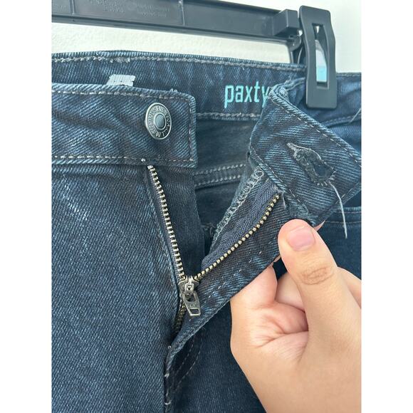 7 For All Mankind Jeans Size 12 Paxton Low Rise Grunge Straight Leg Festival - Picture 6 of 12